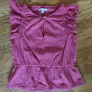 Free Assembly Gingham Sleeveless Top